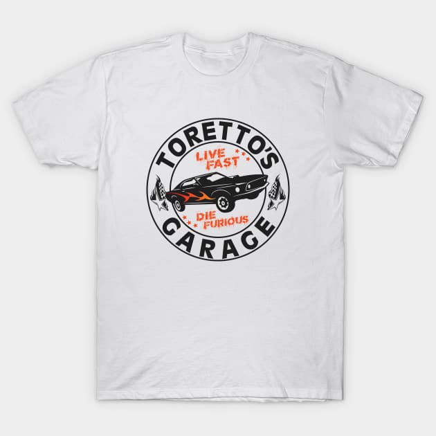 Toretto's Garage T-Shirt by NotoriousMedia